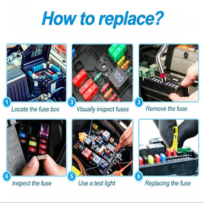 310Pcs Mixed-Color Automotive Fuse Kit