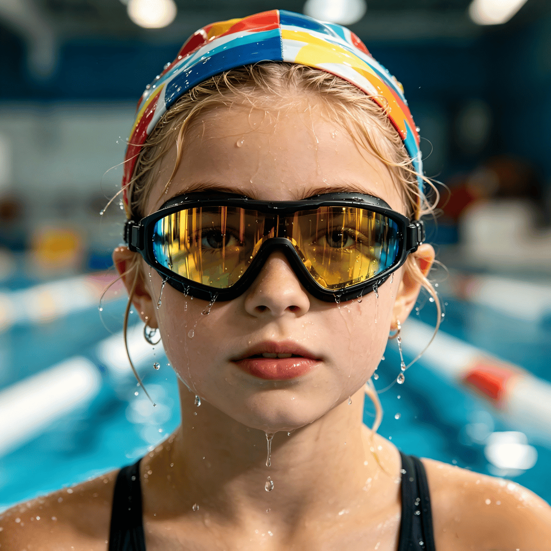 🔥Hot Sale 49% off🌟😎 Swim Goggles with Waterproof Earplugs & Nose Clip