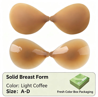 Reusable Lifting And Shaping Seamless Backless Invisible Bra