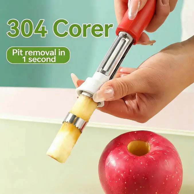 2-in-1 Multifunctional Stainless Steel Fruit and Vegetable Peeler and Core Remover