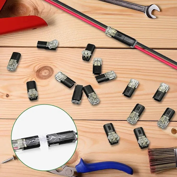 🔗 Double-Wire Plug-in Connector Led Light Strip Connectors 2 Pin