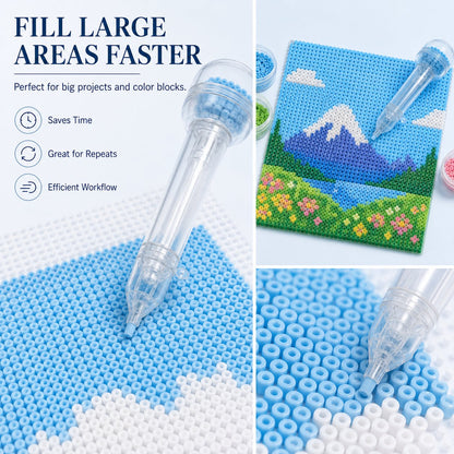Push-Type Perler Beads Dispenser Pen
