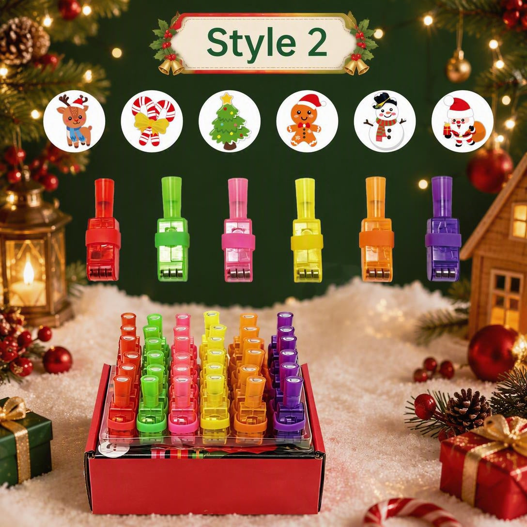 36PCS Halloween And Christmas LED Projection Finger Lights