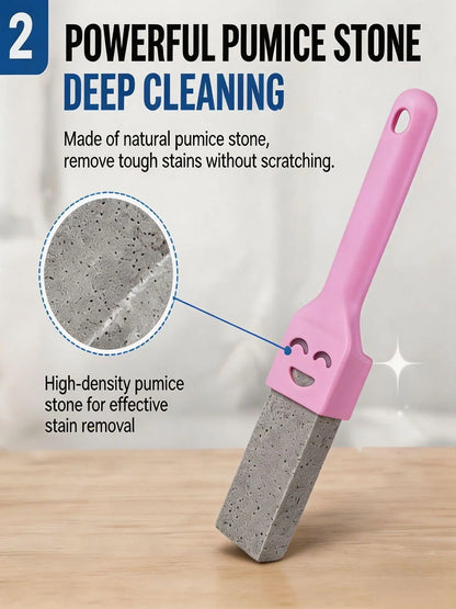 🪥Long-handled granite toilet cleaner