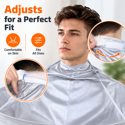 🪮Collapsible Haircutting Umbrella Cape – Suitable for Salon and Home Use