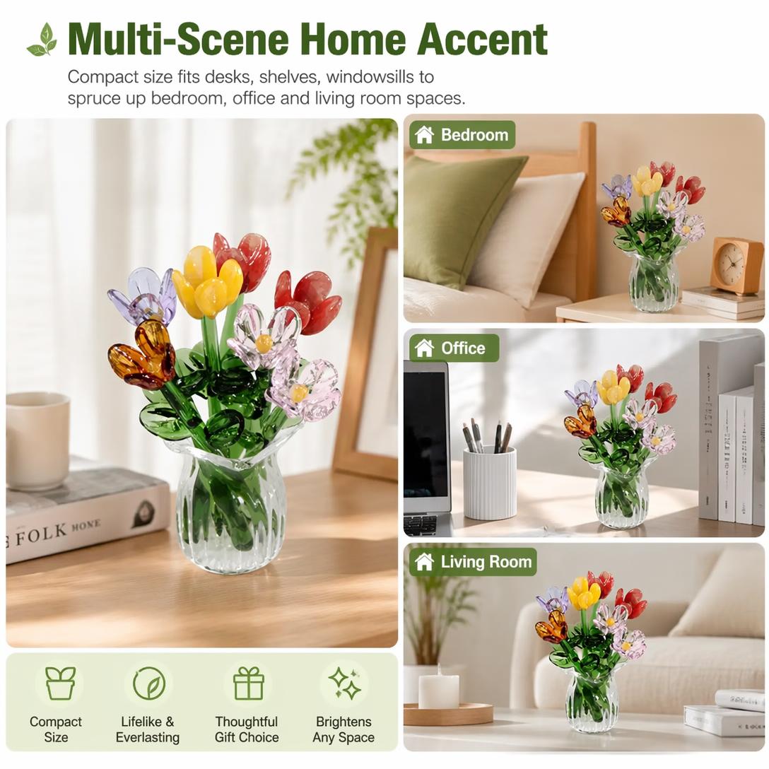 🌸DIY Mixed Artificial Flower Gift Ornament Kit
