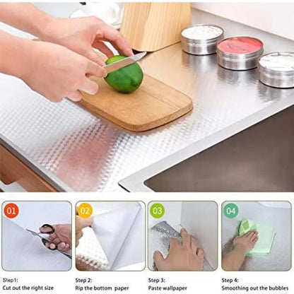 🏠 Waterproof and heat-resistant aluminum foil anti-oil sticker