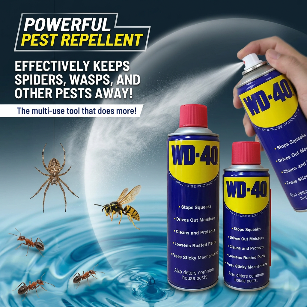 🛡️All-in-One Pest Repellent, Rust Remover & Lubricant