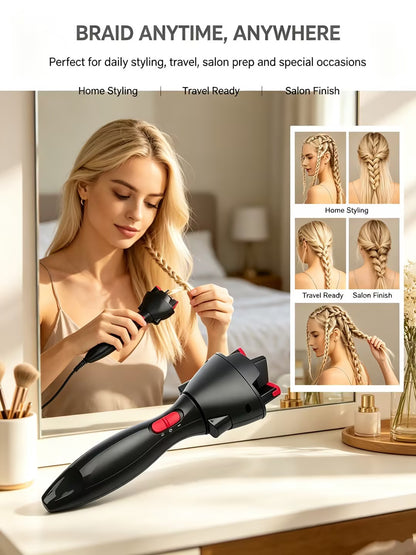 🔄Electric USB automatic hair braiding device