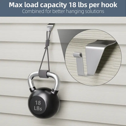 🏠🔗 Stainless steel No Hole Siding Hanging Hanger