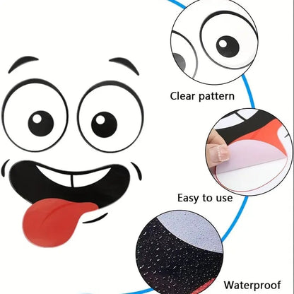 🔥Hot Sale 49% off🌟🎭 4pcs Interesting Cartoon Face Stickers