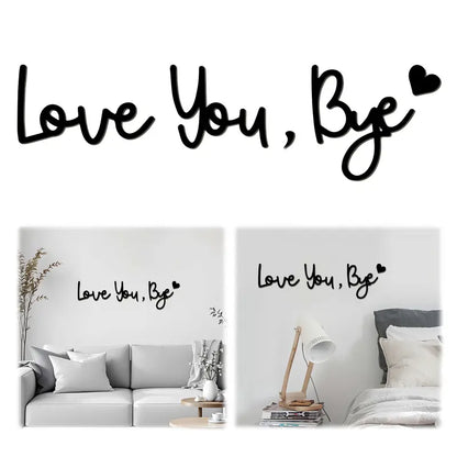 🏡Love You Bye Wood Sign Home Decor