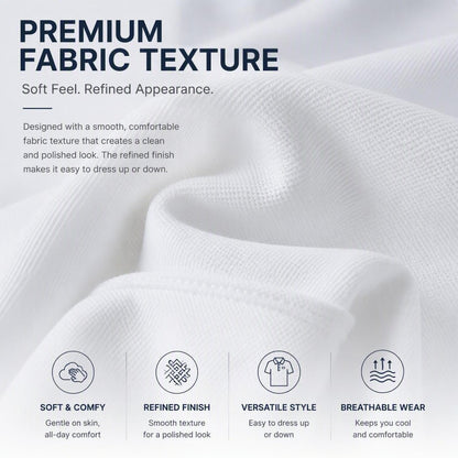 Men's Cotton-Simulated Polo Cultural T-Shirt