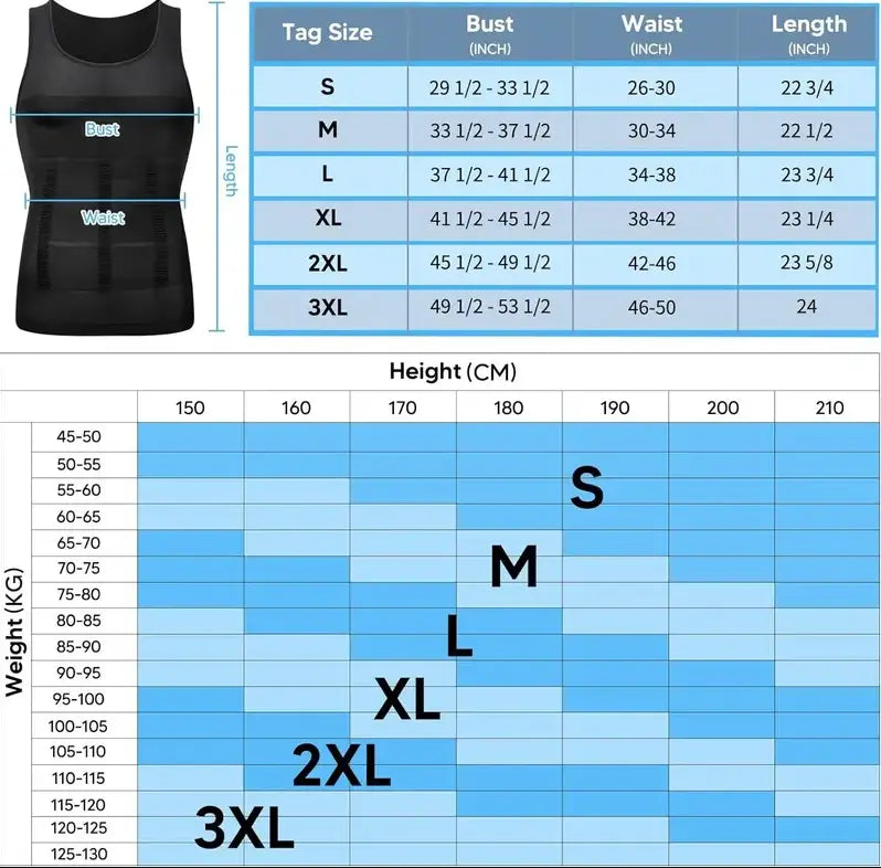 🔥Hot Sale 49% off🌟💪 Men Seamless Compression Tank Top Slim Fit Body