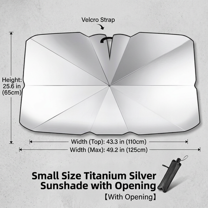 🛠️Portable car sunshade, windshield sun shade
