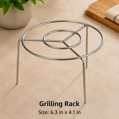 304 Stainless Steel Air Fryer Skewer Rack 360° Baking
