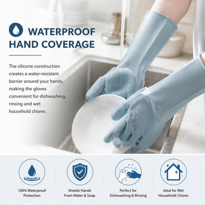 Silicone Kitchen Gloves For Home & Pet Care