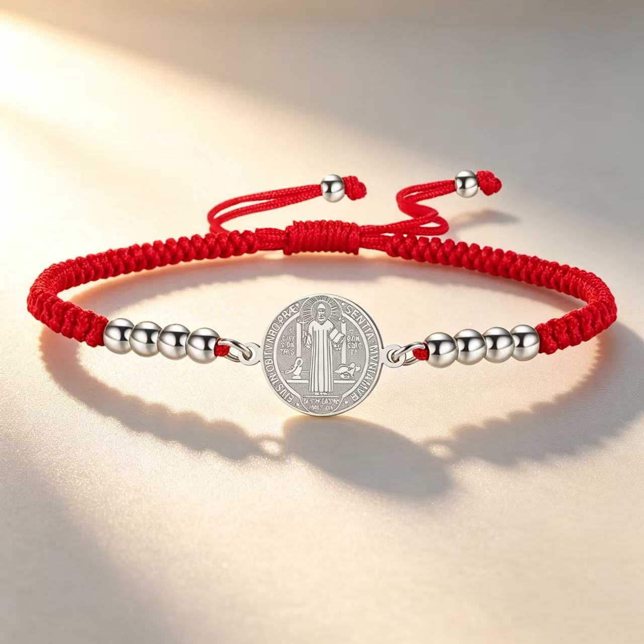 Silver And Red Cord