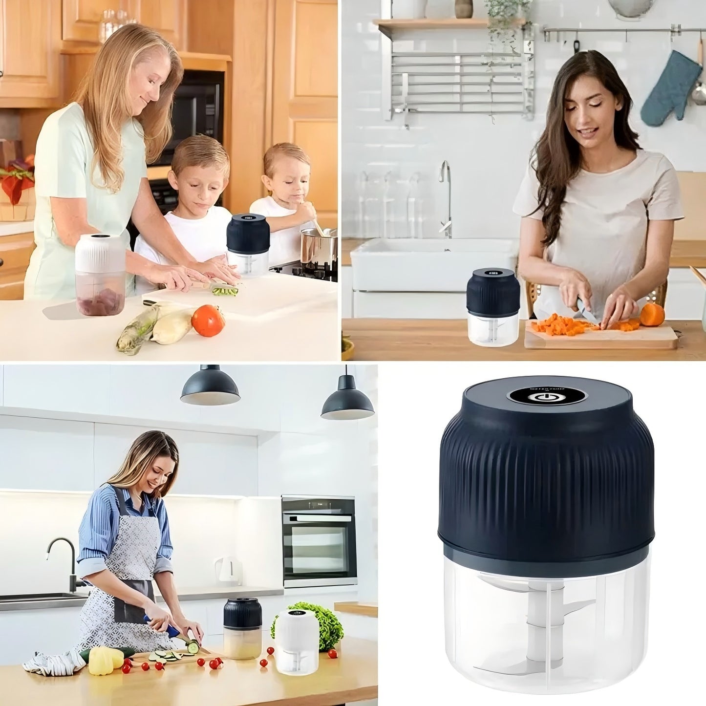 🧅 Electric Food Shredder, Mini Meat Grinder