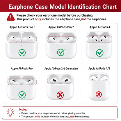 🎧🛡️ Earphone Case for AirPods Pro, with 3D Pressable Button, Safety Lock & Phone Stand