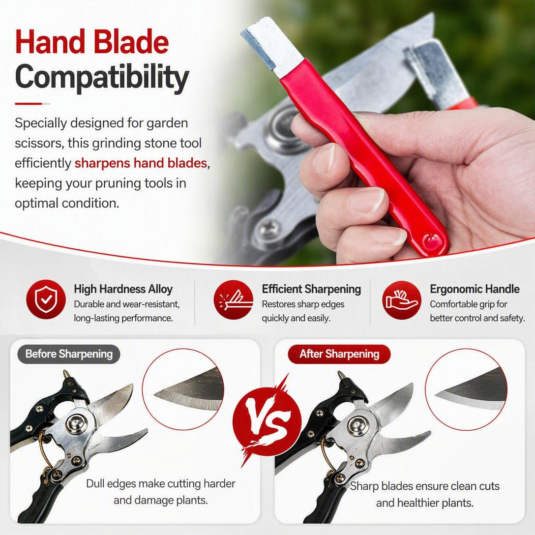 Portable Garden Scissors Sharpene