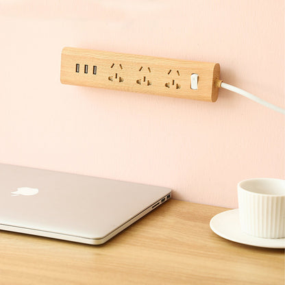 Buy 3 Get 2 Free ✨ Say Goodbye to Messy Cords! Self-Adhesive Socket Organizer & Power Strip Wall Mount 🛠️