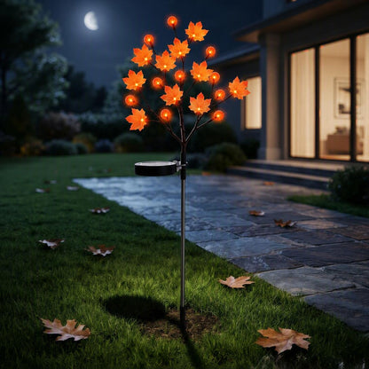 🎃Solar-Powered Branching Pumpkin Stake Lights