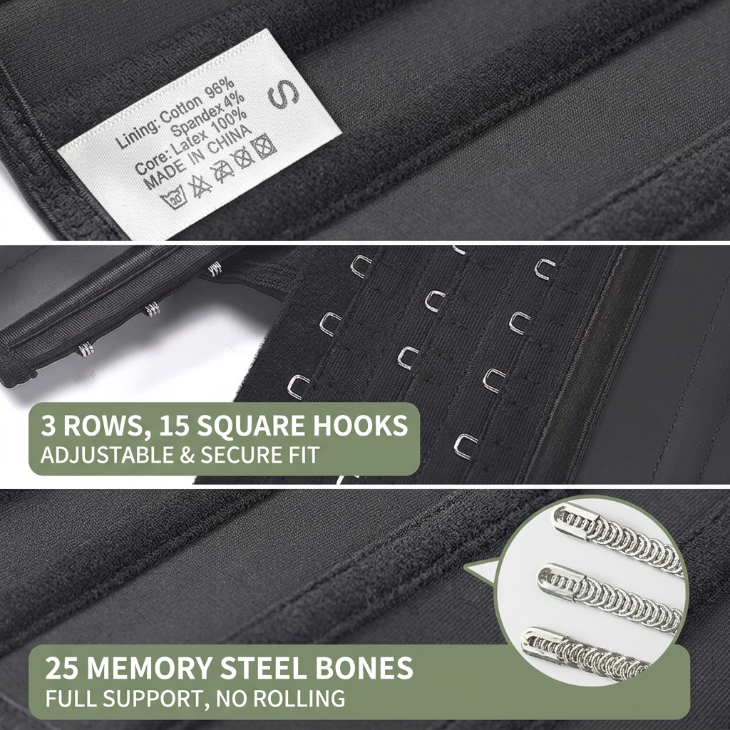 🧘25-gauge matte rubber shaping garment
