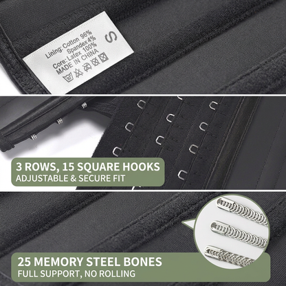🧘25-gauge matte rubber shaping garment