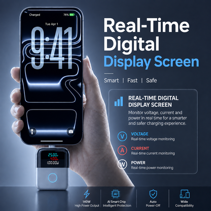 ⚡140W Type-C Physical-Disconnect Battery Guard Power Bank