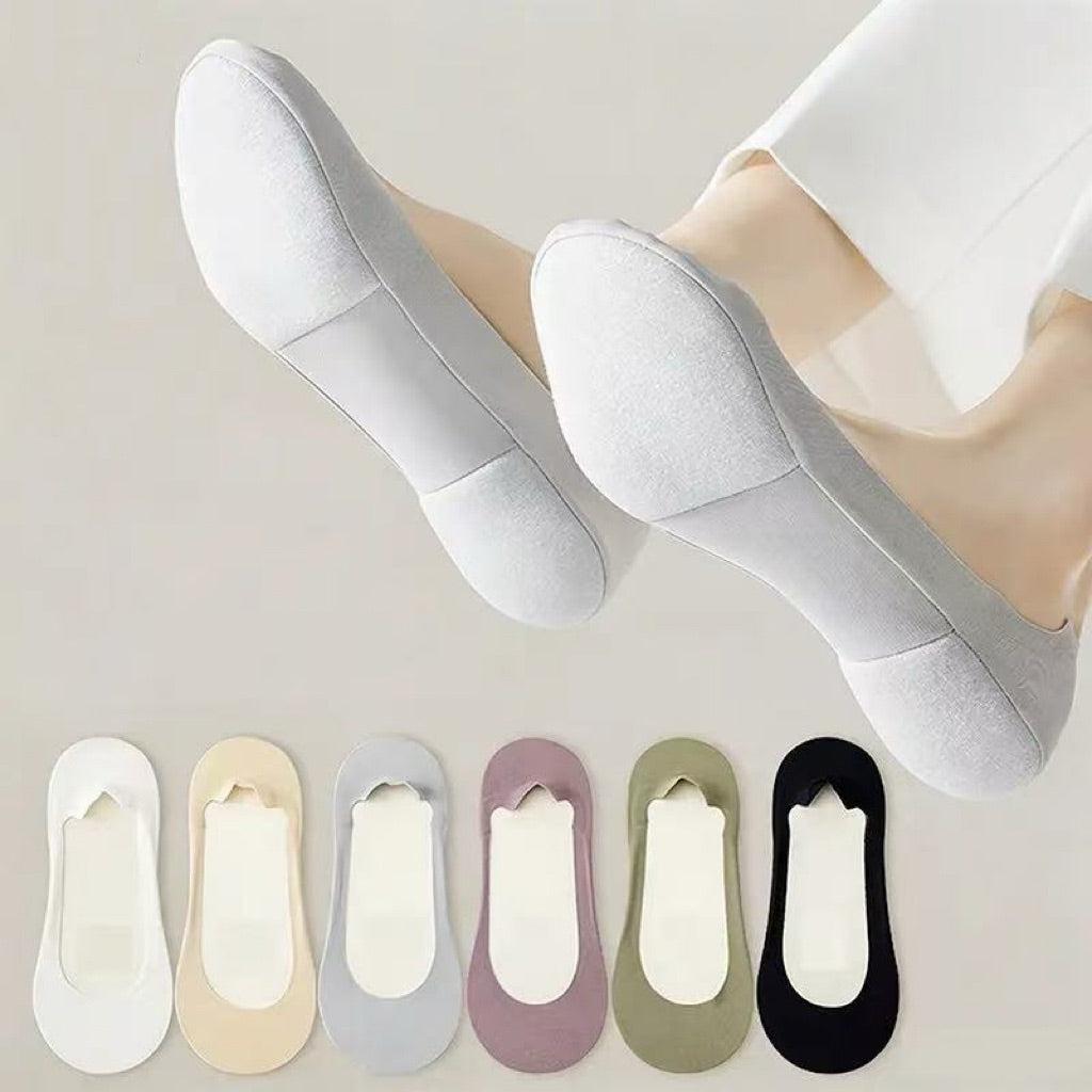 Women's Invisible Sponge Stockings, Simple Invisible Ankle Stockings