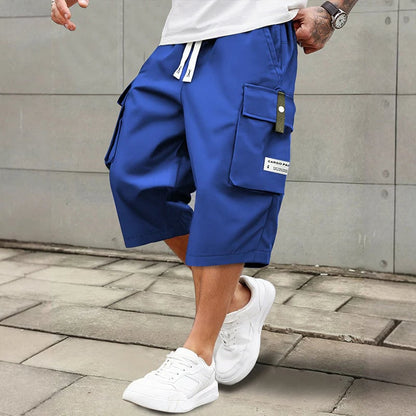 ⏳Buy 2 Free Shipping !!📢Men's Casual Drawstring Capri Cargo Pants 🔥