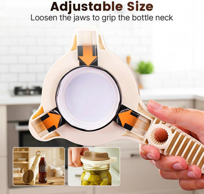 🥫4-in-1 Manual Adjustable Lid Opener