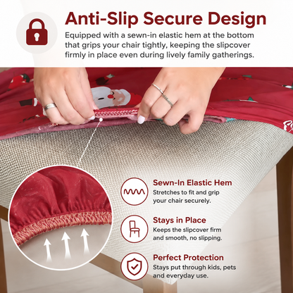 🎄Christmas Spandex Elastic Dining Chair Slipcover