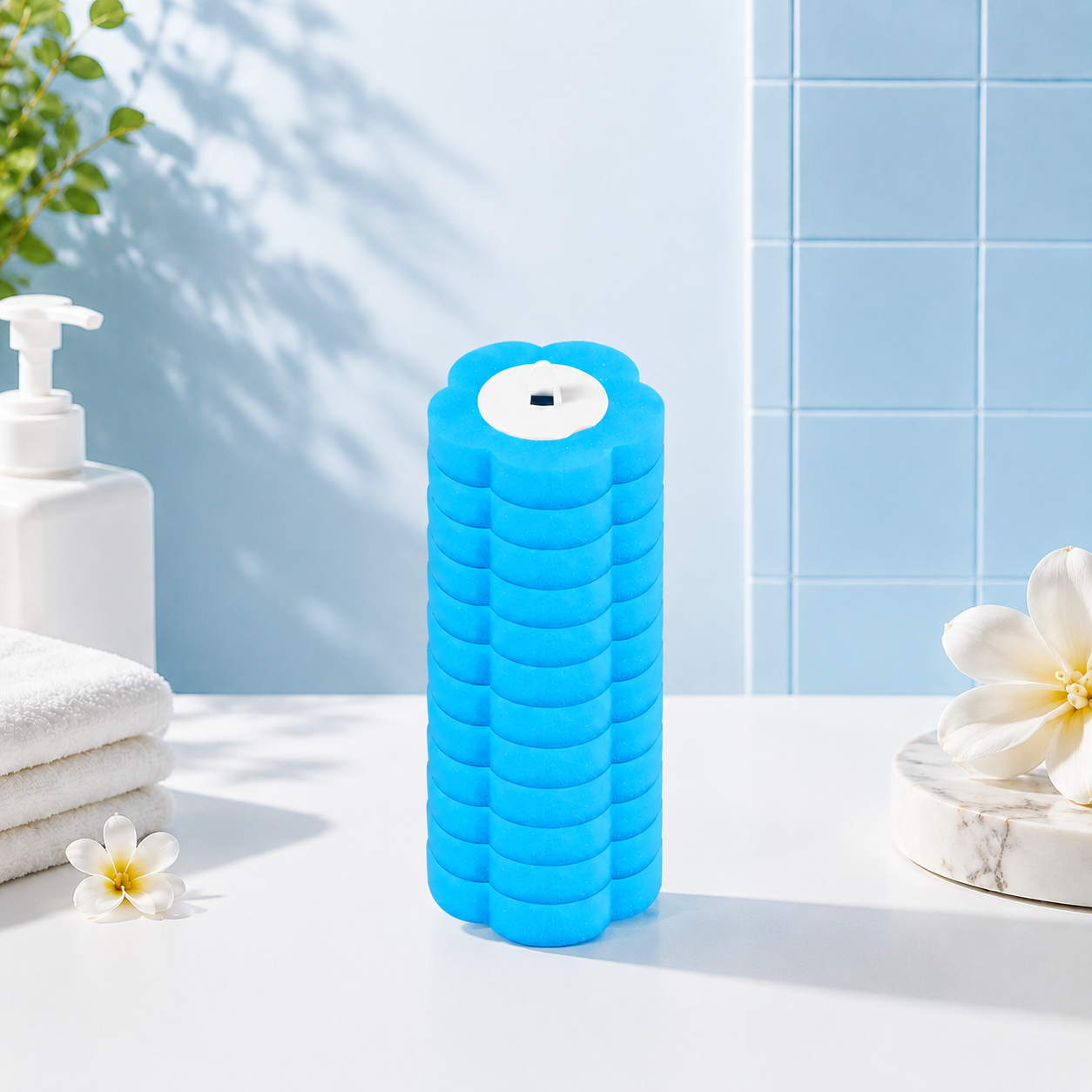 12 Blue brush refills (Ocean flavor)