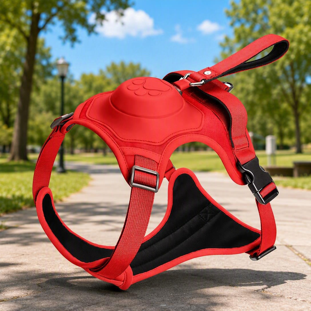 2-in-1 Retractable Dog Harness & Leash
