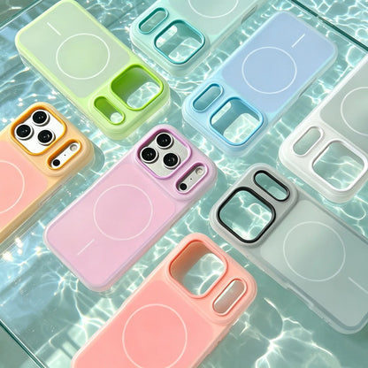 📱Candy-colored magnetic two-in-one phone case for iPhone 17 Pro Max Jelly Shell