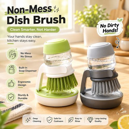 The Dirt-Free Hands And Lazy Person's Kitchenware Cleaning Tool