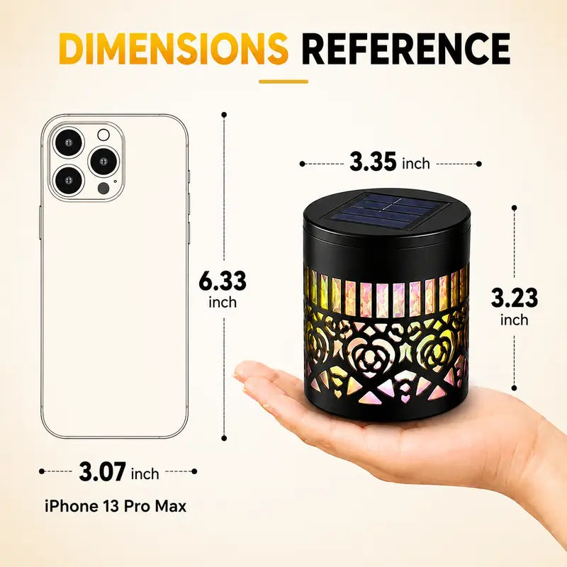 💫 Seven-Color Changing Solar Projection Wall Light Decorative