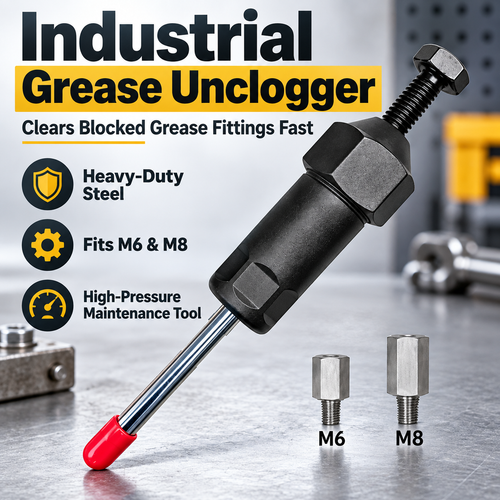 🔩Industrial Grease Unclogger – Professional Grade Tool For Blocked Machinery Fittings