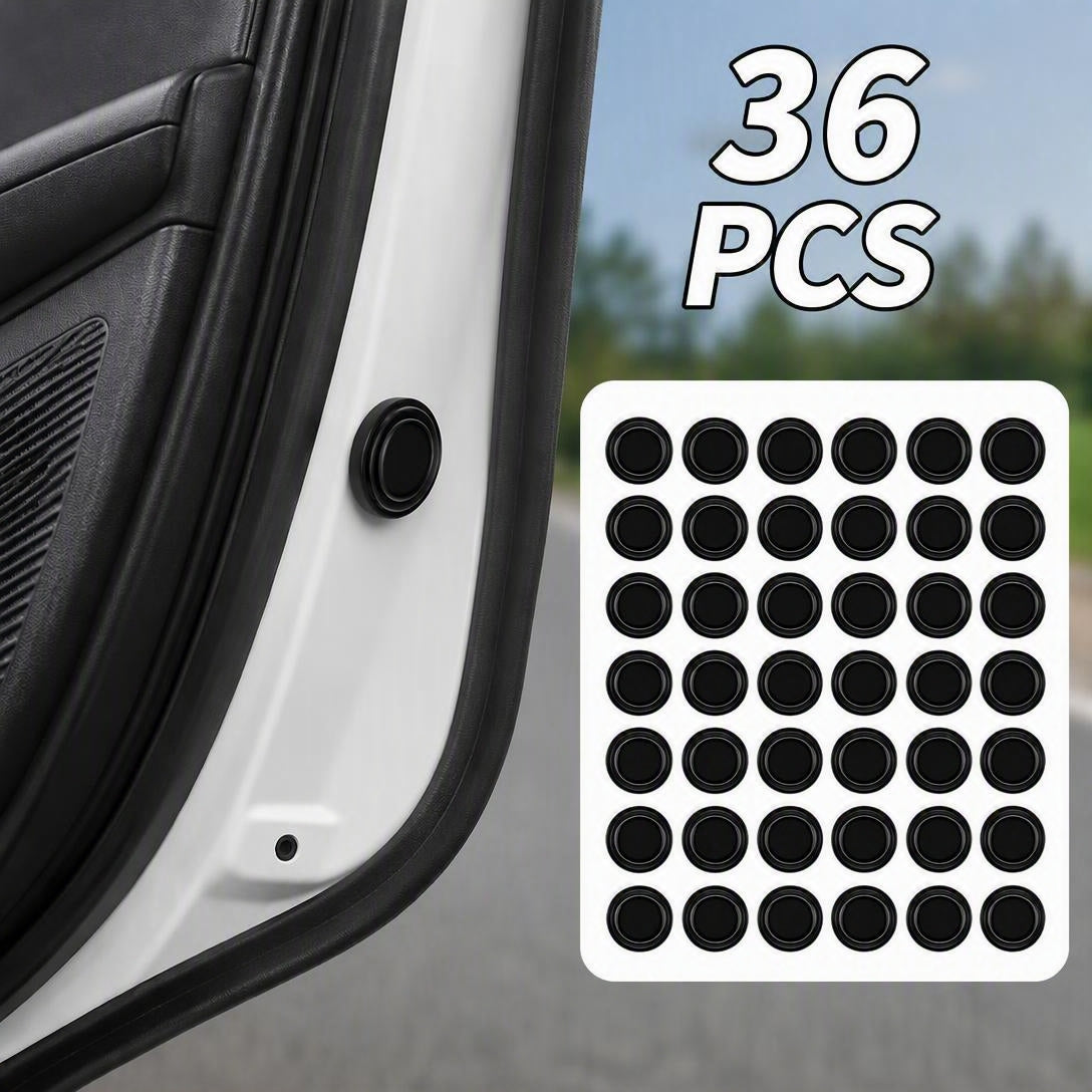 12-Pack Car Door Shock Absorbing Gasket Protector