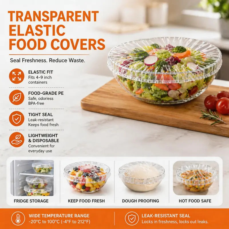 Refrigerator Food Cover To Prevent Odor Mixing, Dust Cover, And Leftover Food Cover