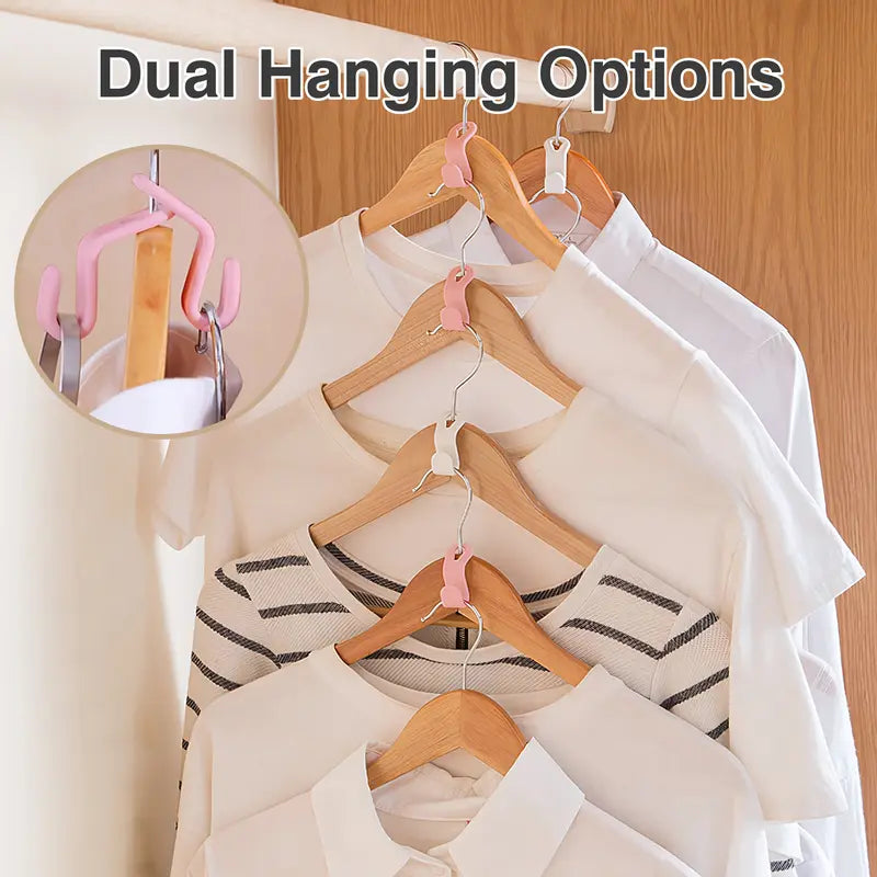 🧥 Space Saving Hangers Connector Hooks 20 Counts