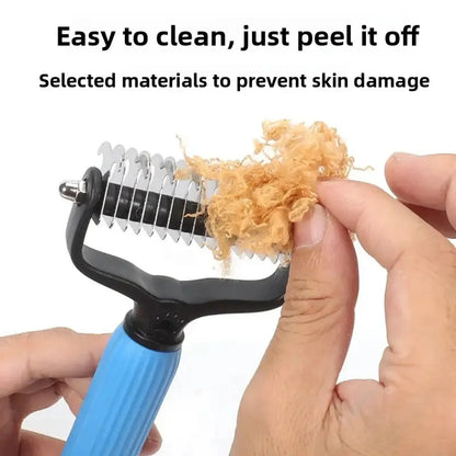 ✨HOT SALE: Only $9.98🔥Dual-Sided Pet Grooming Comb for Dogs & Cats
