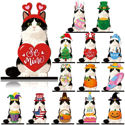 🎨Cute Animal Wooden Signs, Desktop Decor & Gifts