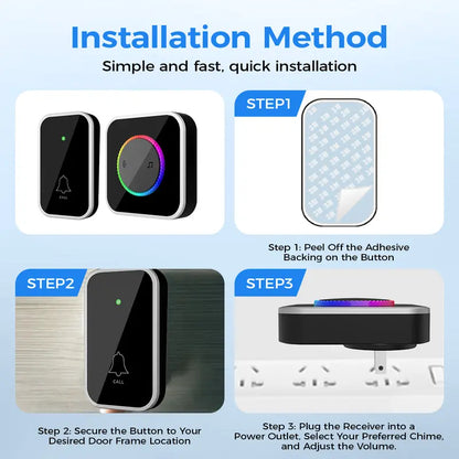🔔Wireless Home Security Door Bell Ringer