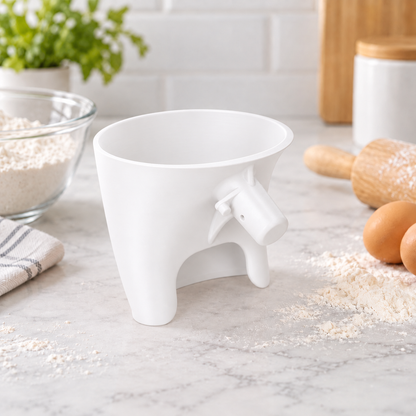 🥞Tilting mixer flour funnel-suitable for 4.5-5 quart mixing bowls