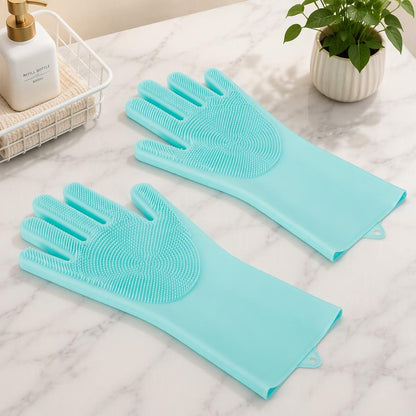 Silicone Kitchen Gloves For Home & Pet Care