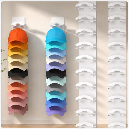 🧢2-pack wall-mounted baseball cap storage rack