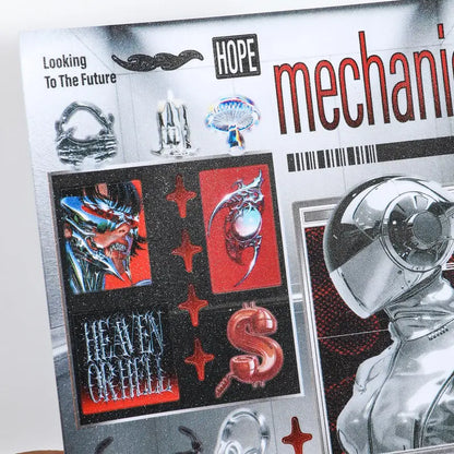 📼 90s/2000s Aesthetic Retro & Future Sticker Book